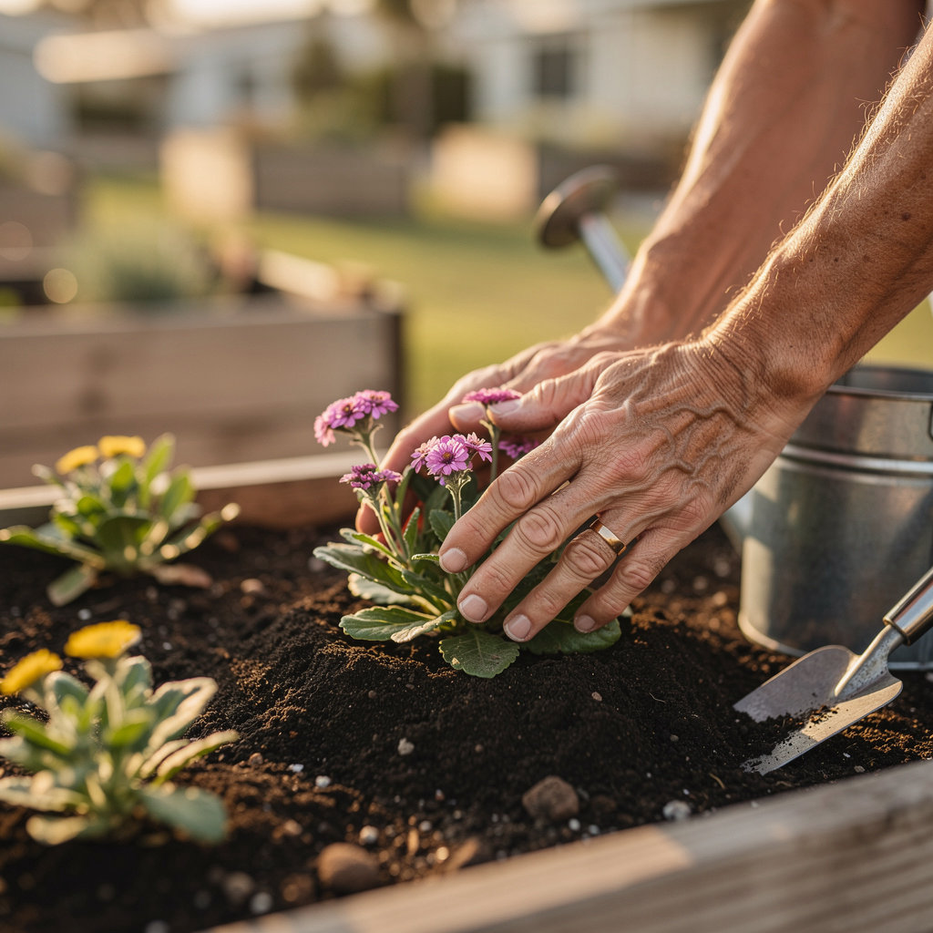 Residents enjoying social activities at Rancho Escondido Mobile Home Park's 55+ community in Escondido